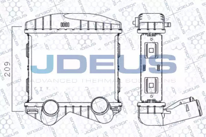 Теплообменник JDEUS 817M40A