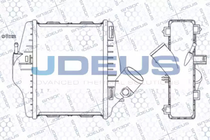 Теплообменник JDEUS 817M84A