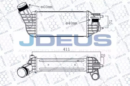 Теплообменник JDEUS 821M42A