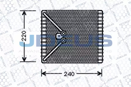 Испаритель, кондиционер JDEUS 912M02