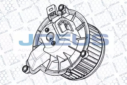 Электродвигатель, вентиляция салона JDEUS BL0140001