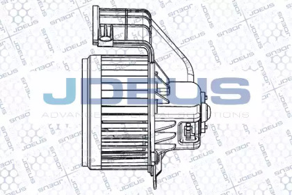 Электродвигатель, вентиляция салона JDEUS BL0230006