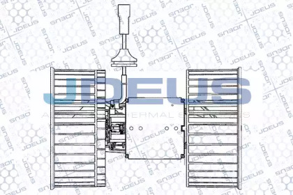 Электродвигатель, вентиляция салона JDEUS BL1140002