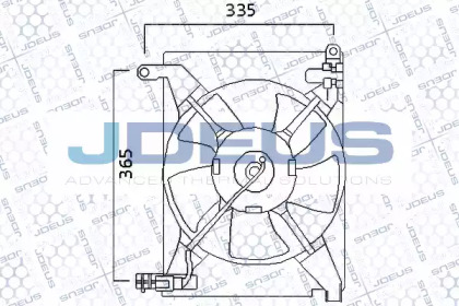 Вентилятор JDEUS EV56M101