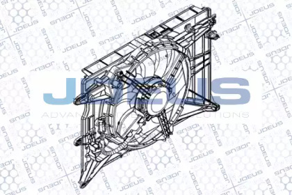 Вентилятор, охлаждение двигателя JDEUS EV8C6140