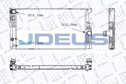 Радиатор, охлаждение двигателя JDEUS M-0050830