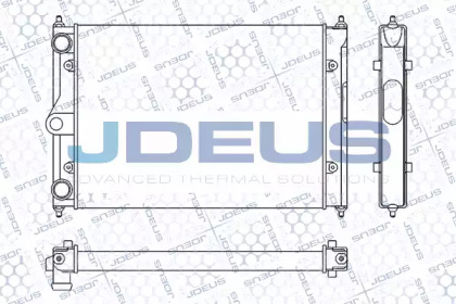 Радиатор, охлаждение двигателя JDEUS M-030017A