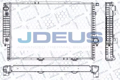 Радиатор, охлаждение двигателя JDEUS RA0050070