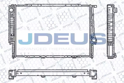 Радиатор, охлаждение двигателя JDEUS RA0050460