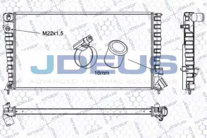 Теплообменник JDEUS RA0070120