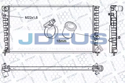 Теплообменник JDEUS RA0070130