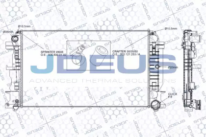 Теплообменник JDEUS RA0170830