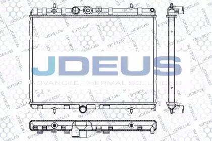 Радиатор, охлаждение двигателя JDEUS RA0210430