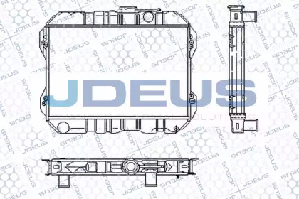 Радиатор, охлаждение двигателя JDEUS RA0280000