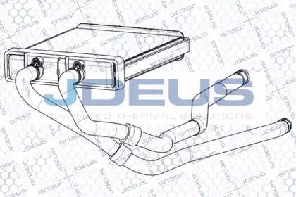 Теплообменник, отопление салона JDEUS RA2140071