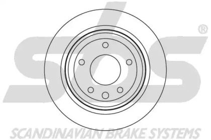 Тормозной диск sbs 1815201218