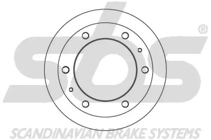 Тормозной диск sbs 1815202319