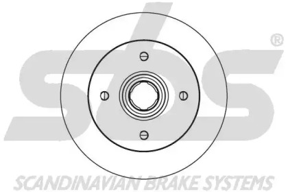 Тормозной диск sbs 1815203206
