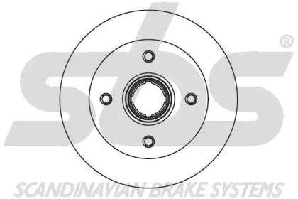 Тормозной диск sbs 1815203207