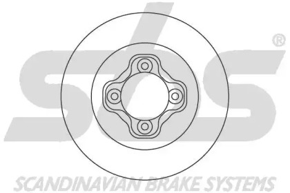 Тормозной диск sbs 1815203238