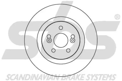 Тормозной диск sbs 1815203966