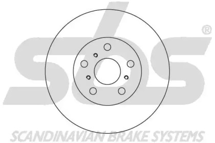 Тормозной диск sbs 1815204531
