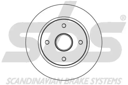 Тормозной диск sbs 1815204836