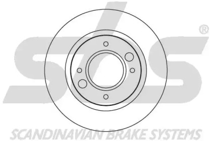 Тормозной диск sbs 1815209907