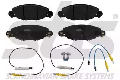 Комплект тормозных колодок sbs 1501221945