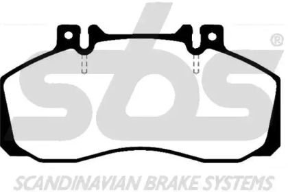 Комплект тормозных колодок sbs 1501223336