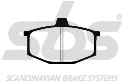 Комплект тормозных колодок sbs 1501223911