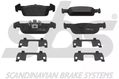 Комплект тормозных колодок sbs 1501223971