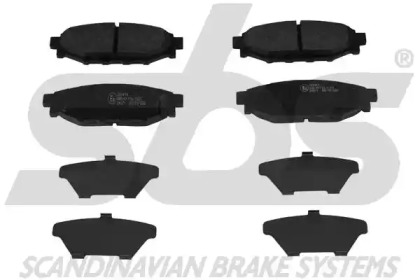 Комплект тормозных колодок sbs 1501224414