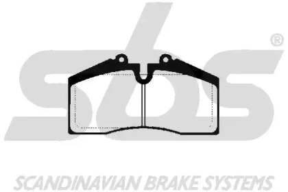 Комплект тормозных колодок sbs 1501225602