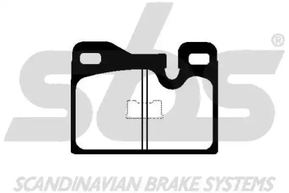 Комплект тормозных колодок sbs 1501225604