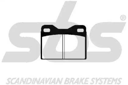 Комплект тормозных колодок sbs 1501229920