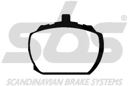 Комплект тормозных колодок sbs 1501229922