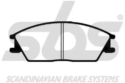 Комплект тормозных колодок sbs 1501229967