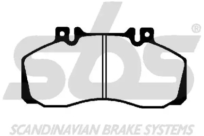 Комплект тормозных колодок sbs 1501229976