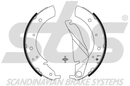 Комлект тормозных накладок sbs 18492715432