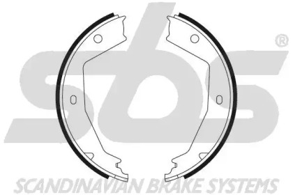 Комлект тормозных накладок sbs 18492719629