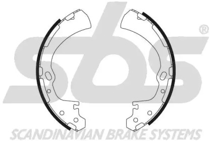 Комплект тормозных колодок sbs 18492722510