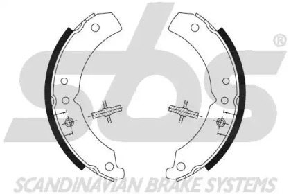 Комплект тормозных колодок sbs 18492725031