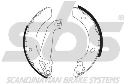 Комлект тормозных накладок sbs 18492725536