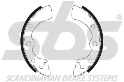 Комлект тормозных накладок sbs 18492726284