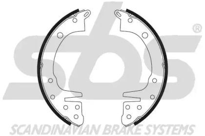 Комлект тормозных накладок sbs 18492730337