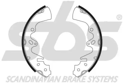 Комлект тормозных накладок sbs 18492732397