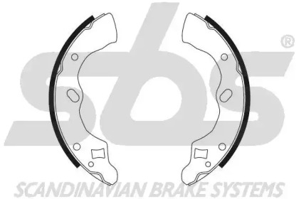 Комлект тормозных накладок sbs 18492732556