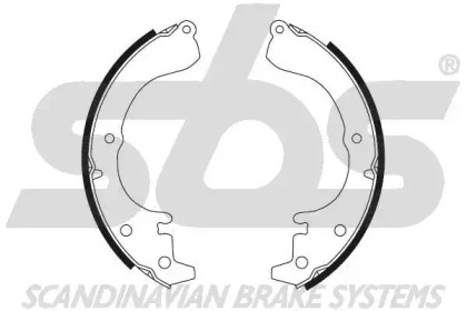 Комлект тормозных накладок sbs 18492745351
