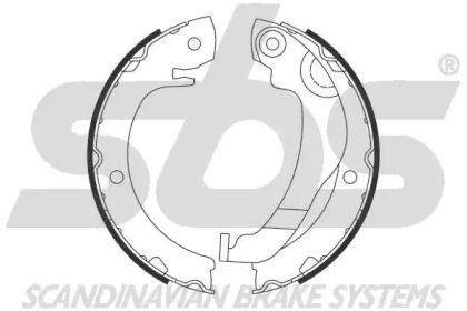 Комлект тормозных накладок sbs 18492745786